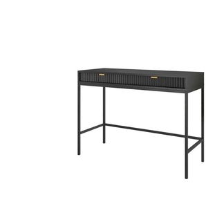 Selsey Schminktisch - schwarz - Materialmix - 104 cm - 77 cm | Möbel Kraft