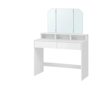 Schminktisch ¦ weiß ¦ Maße (cm): B: 40 H: 142