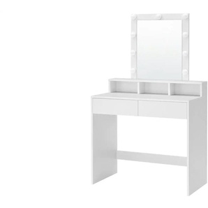 Schminktisch   ¦ weiß ¦ Maße (cm): B: 80 H: 145