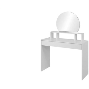 Schminktisch - weiß - Materialmix - 100 cm - 140 cm - cm 40,0 | Möbel Kraft