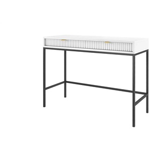 Selsey Schminktisch - weiß - Materialmix - 104 cm - 77 cm | Möbel Kraft