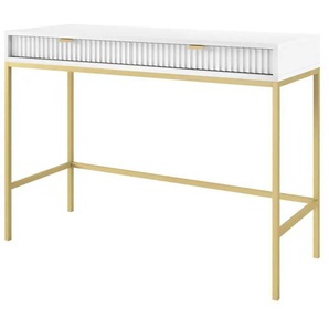 Selsey Schminktisch - weiß - Materialmix - 104 cm - 77 cm | Möbel Kraft