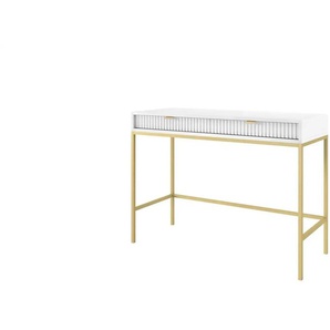 Schminktisch - weiß - Materialmix - 104 cm - 78 cm | Möbel Kraft