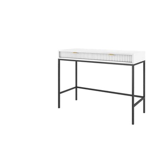 Schminktisch - weiß - Materialmix - 104 cm - 78 cm | Möbel Kraft