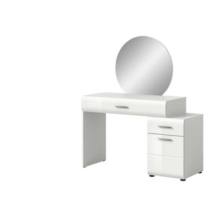Schminktisch - weiß - Materialmix - 120 cm - 138 cm | Möbel Kraft