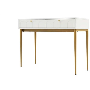 Schminktisch - weiß - Materialmix - 45 cm - 76,5 cm | Möbel Kraft