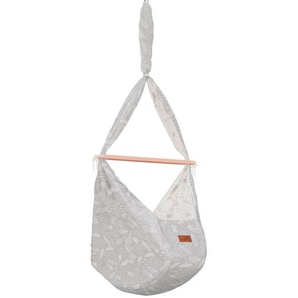 Schmusewolke Federwiege Schmusewolke Federwiege mit Deckenbefestigung , Grau, Beige , Holz, Metall, Textil , Buche , 30x147 cm , Deckenmontage möglich, Feder mit Sicherheitsseil , Babymöbel, Babybetten, Stubenwagen & Wiegen, Federwiegen
