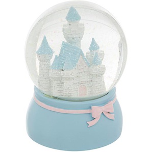 Schneekugel Château Harz   Glas, blau, D.10 cm