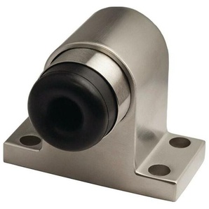Schnegel - Türstopper 001/589/1 Höhe 75 mm Aluminium silberfarbig einbrennlackiert Dübelmontage