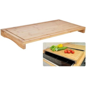 Schneidebrett, Natur, Holz, Bambus, 28x4.3x54 cm, Saftrille, Küchenzubehör, Schneidebretter