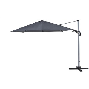 Schneider Schirme Ampelschirm Martinique - grau - Materialmix - 258 cm - 350.0 | Möbel Kraft
