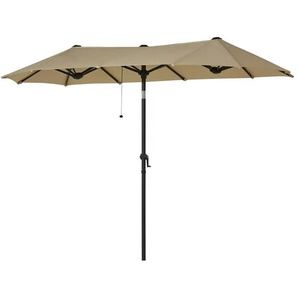 Schneider Schirme Balkonschirm Salerno - beige - Materialmix - 300 cm - 220 cm - cm 150,0 | Möbel Kraft