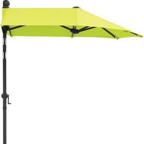 Schneider-Schirme Schneider Sonnenschirm Salerno mezzo, Apfelgrün, ca. 150 x 150 cm 747-78