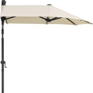 Schneider-Schirme Schneider Sonnenschirm Salerno mezzo, Natur, ca. 150 x 150 cm 747-02