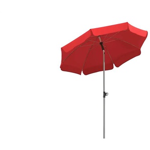 Schneider Schirme Sonnenschirm  Locarno - rot - Materialmix - 220 cm - [150.0] | Möbel Kraft