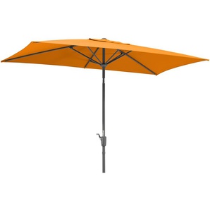 SCHNEIDER Tunis Mittelstockschirm, mandarine, rechteckig, 270 x 150 cm 742-75