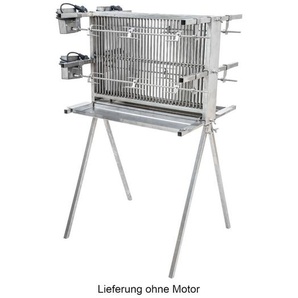 Schneider Vertikalgrill Gesundheitsgrill 4-fach aus Edelstahl 66 cm breit Grillspieß