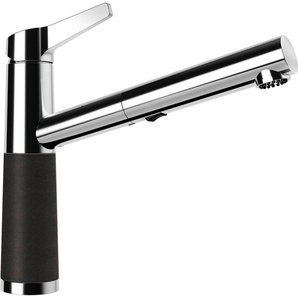 Schock Küchenarmatur SC-510 SB ausziehbar, Strahl-Brause, Rückflussverhinderer, Schwenkbereich 120°