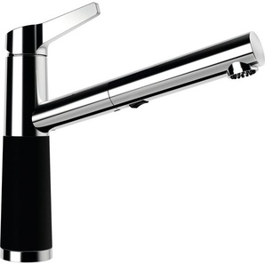 Schock Küchenarmatur SC-510 SB ausziehbar, Strahl-Brause, Rückflussverhinderer, Schwenkbereich 120°
