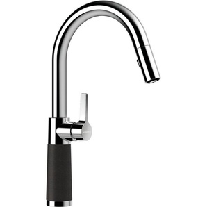 Schock Küchenarmatur SC-520 SB ausziehbar, Strahl-Brause, Rückflussverhinderer, Schwenkbereich 120°