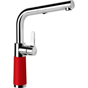 Schock Küchenarmatur SC-540 SB ausziehbar, Strahl-Brause, Rückflussverhinderer, Schwenkbereich 120°