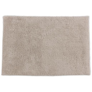 Schöner Wohnen Badteppich Bahamas, Beige, Textil, rechteckig, 67x110 cm, rutschfest, für Fußbodenheizung geeignet, Badtextilien, Badematten