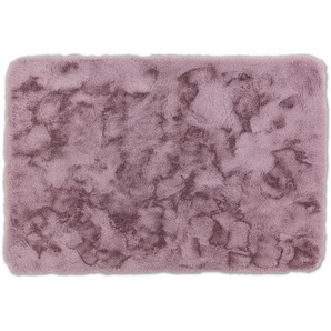Schöner Wohnen Badteppich, Rosa, Textil, rechteckig, 60x90 cm, für Fußbodenheizung geeignet, rutschfest, Badtextilien, Badematten