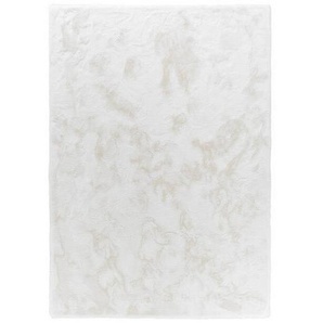 Schöner Wohnen Fellteppich Tender 6281/52 D180 000, Weiß, Textil, rechteckig, 120x180 cm, für Fußbodenheizung geeignet, waschbar, pflegeleicht,