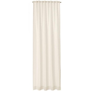 Schöner Wohnen Fertigvorhang SW-Breeze , Creme , Textil , Uni , 125x250 cm , für Stange und Schiene geeignet, mit Kombiband , Wohntextilien, Gardinen & Vorhänge, Fertiggardinen, Fertiggardinen