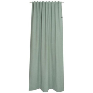 Schöner Wohnen Fertigvorhang SW-Solo, Salbeigrün, Textil, Uni, 130x250 cm, für Stange und Schiene geeignet, Wohntextilien, Gardinen & Vorhänge,