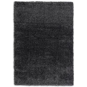 Schöner Wohnen Hochflorteppich Savage, Anthrazit, Textil, rechteckig, 133 cm, für Fußbodenheizung geeignet, antistatisch, pflegeleicht, Teppiche & Böden, Teppiche, Hochflorteppiche & Shaggys