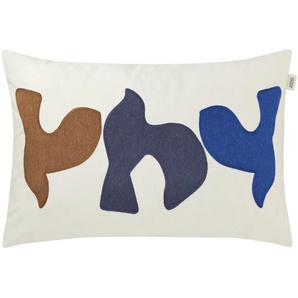 Schöner Wohnen Kissenhülle SW-Joyful, Grau, Orange, Weiß, Textil, 38 cm, hochwertige Qualität, Wohntextilien, Kissen, Kissenbezüge