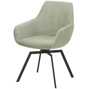 SCHÖNER WOHNEN Kollektion Armlehnenstuhl  Cosy ¦ grün ¦ Maße (cm): B: 58 H: 87 T: 64.0