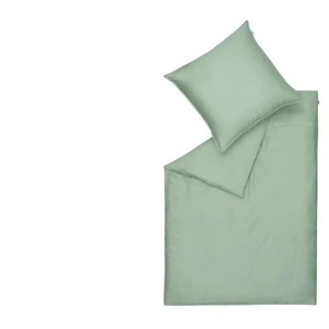 SCHÖNER WOHNEN Kollektion Bettwäsche-Set - grün - Materialmix - 135 cm - 1 cm | Möbel Kraft