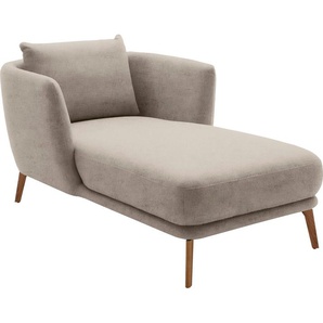 SCHÖNER WOHNEN-Kollektion Chaiselongue Pearl - 5 Jahre Hersteller-Garantie, auch in Bouclé. Füße Massivholz, Loveseat und Loungesessel, Maße (B/H/T): 101/71/161 cm