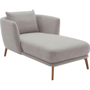 SCHÖNER WOHNEN-Kollektion Chaiselongue Pearl - 5 Jahre Hersteller-Garantie, auch in Bouclé. Füße Massivholz, Loveseat und Loungesessel, Maße (B/H/T): 101/71/161 cm