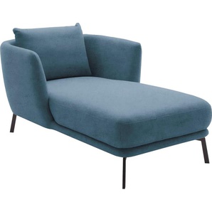 SCHÖNER WOHNEN-Kollektion Chaiselongue Pearl - 5 Jahre Hersteller-Garantie, auch in Bouclé, Maße (B/H/T): 101/71/161 cm, Füße aus Metall