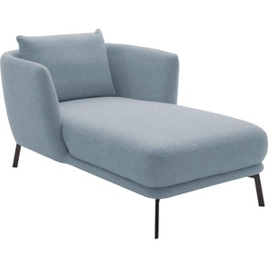 SCHÖNER WOHNEN-Kollektion Chaiselongue Pearl - 5 Jahre Hersteller-Garantie, auch in Bouclé, Maße (B/H/T): 101/71/161 cm, Füße aus Metall