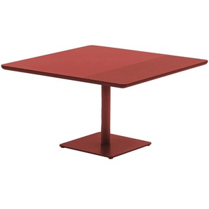 SCHÖNER WOHNEN Kollektion Couchtisch Henri - rot - Materialmix - 80 cm - 45 cm | Möbel Kraft
