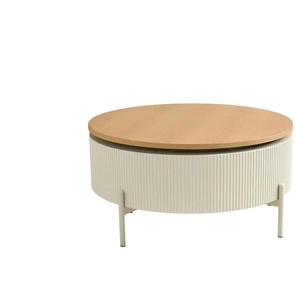 SCHÖNER WOHNEN Kollektion Couchtisch Heroy - holzfarben - Materialmix - 80 cm - 40 cm | Möbel Kraft