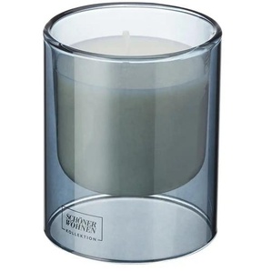 SCHÖNER WOHNEN Kollektion Duftkerze   ¦ blau ¦ Glas,Wachs ¦ Maße (cm): H: 11  Ø: 9