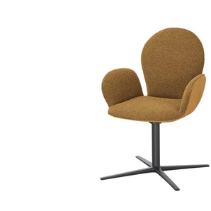 SCHÖNER WOHNEN Kollektion Esszimmerstuhl  Bari ¦ gelb ¦ Maße (cm): B: 58 H: 89 T: 61.0