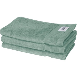 Gästehandtuch SCHÖNER WOHNEN-KOLLEKTION Cuddly Handtücher (Packung) Gr. B/L: 30 cm x 50 cm (3 St.), grün (salbei) Gästehandtücher schnell trocknende Airtouch-Qualität