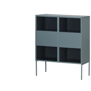 SCHÖNER WOHNEN Kollektion Highboard  Amaya ¦ grau ¦ Maße (cm): B: 120 H: 145 T: 45.0