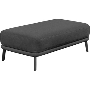 Hockerbank SCHÖNER WOHNEN-KOLLEKTION Pearl Hocker Gr. B/H/T: 125 cm x 45 cm x 70 cm, Flachgewebe TREND, grau (stone trend) Sitzhocker Hocker