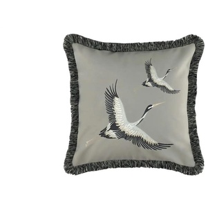 SCHÖNER WOHNEN Kollektion Kissen  Trail ¦ grau ¦ Maße (cm): B: 45