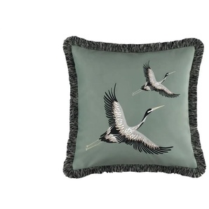 SCHÖNER WOHNEN Kollektion Kissen  Trail ¦ grün ¦ Maße (cm): B: 45