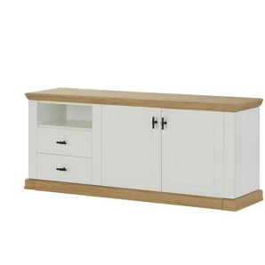 SCHÖNER WOHNEN Kollektion Lowboard  Village ¦ weiß ¦ Maße (cm): B: 158 H: 63 T: 41.0