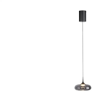 SCHÖNER WOHNEN Kollektion Pendelleuchte ¦ grau ¦ Maße (cm): H: 200 Ø: 22