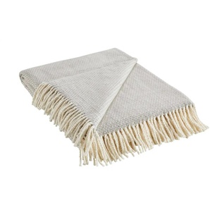 SCHÖNER WOHNEN Kollektion Plaid Schöner Wohnen - grau - Materialmix - 140 cm | Möbel Kraft